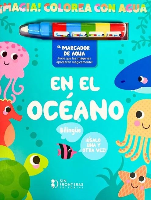 ¡Magia! Colorea con agua en el océano