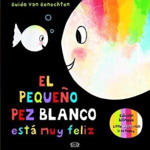 El pequeño Pez blanco está muy feliz